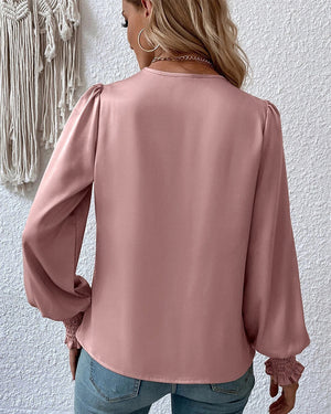 Gedrapeerde™ Blouse | Zijdezachte Afwerking | Veelzijdige Elegant