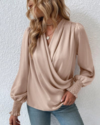 Gedrapeerde™ Blouse | Zijdezachte Afwerking | Veelzijdige Elegant
