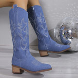 Kesha | Cowboylaarzen van Denim