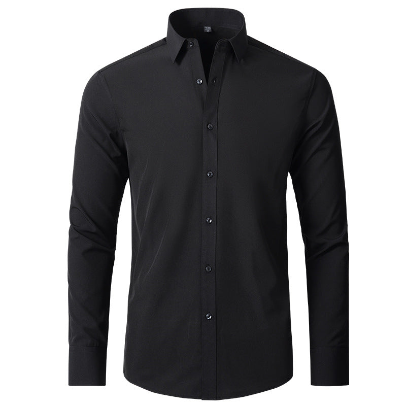 Benjamin | Classic Slim Fit Stretchable Lange Mouwen Business Shirt