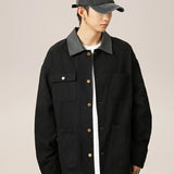 Guus™ Minimalistische Denim Jas voor Heren