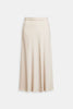 Elegante dames midi rok met vloeiende snit