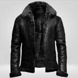 Pu Leren Winterjas voor Heren – Luxe en Elegante Maximiliaan Jas