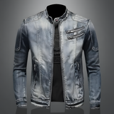 Bennie™ Heren Denim Biker Jack