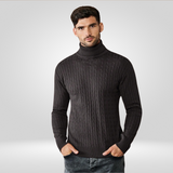 Heren Ribgebreide Coltrui – Klassieke Pullover met Tijdloze Elegant