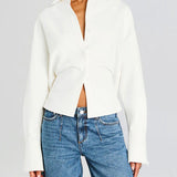 Saskia™ Luxe Witte Blouse