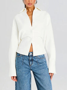 Saskia™ Luxe Witte Blouse