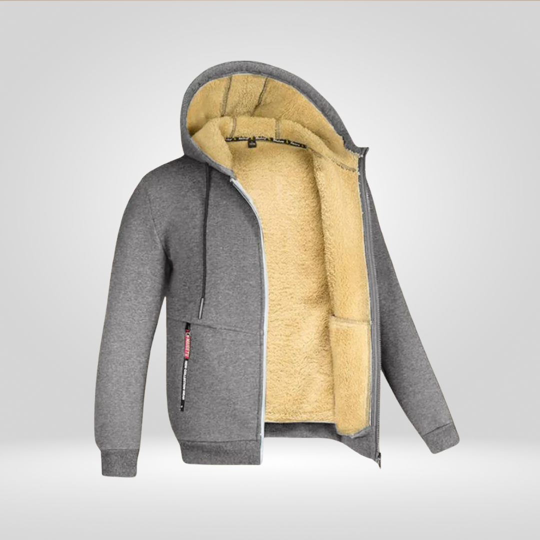 Heren Wintervest met Capuchon en Fleecevoering