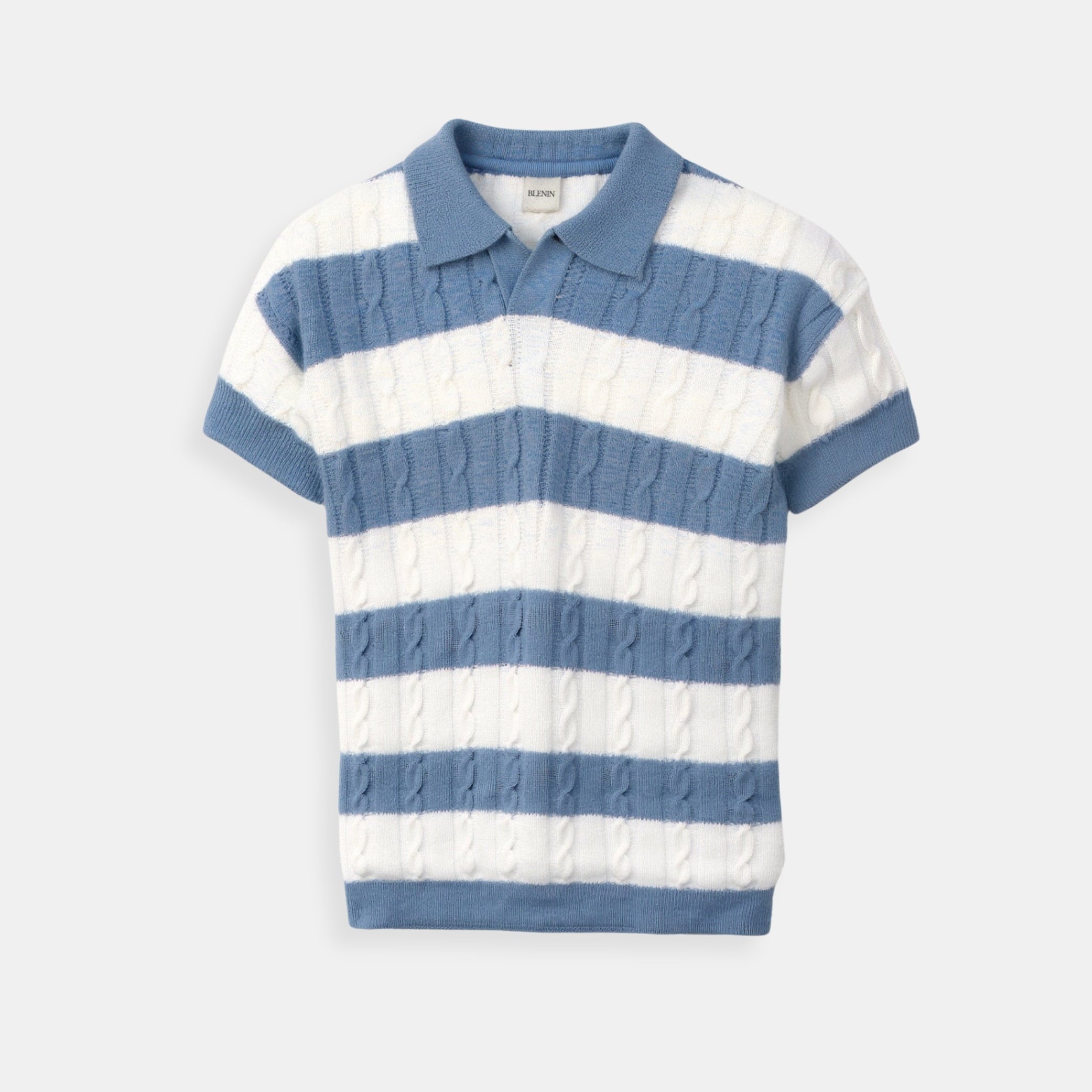 Gestreept herenpoloshirt met korte mouwen – Sportief & Elegant