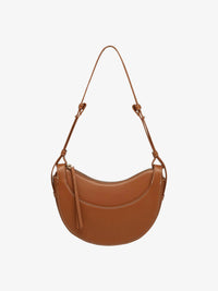 Amily | Verstelbare Schouderriem Gebogen Crossbody-Tas met Kwastje