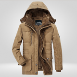 Heren Winterjas – Warme Jas met Capuchon en Diepe Zakken