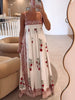 Maxi-jurk met bandjes in Boho-stijl & Empire-snits – Bloemig & Luchtig