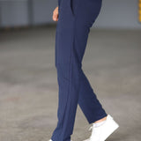 Nikolaus | Chinos Slim Fit Donkerblauwe Broek