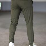 Malte | Chinos Slim Fit Donkergroene Broek