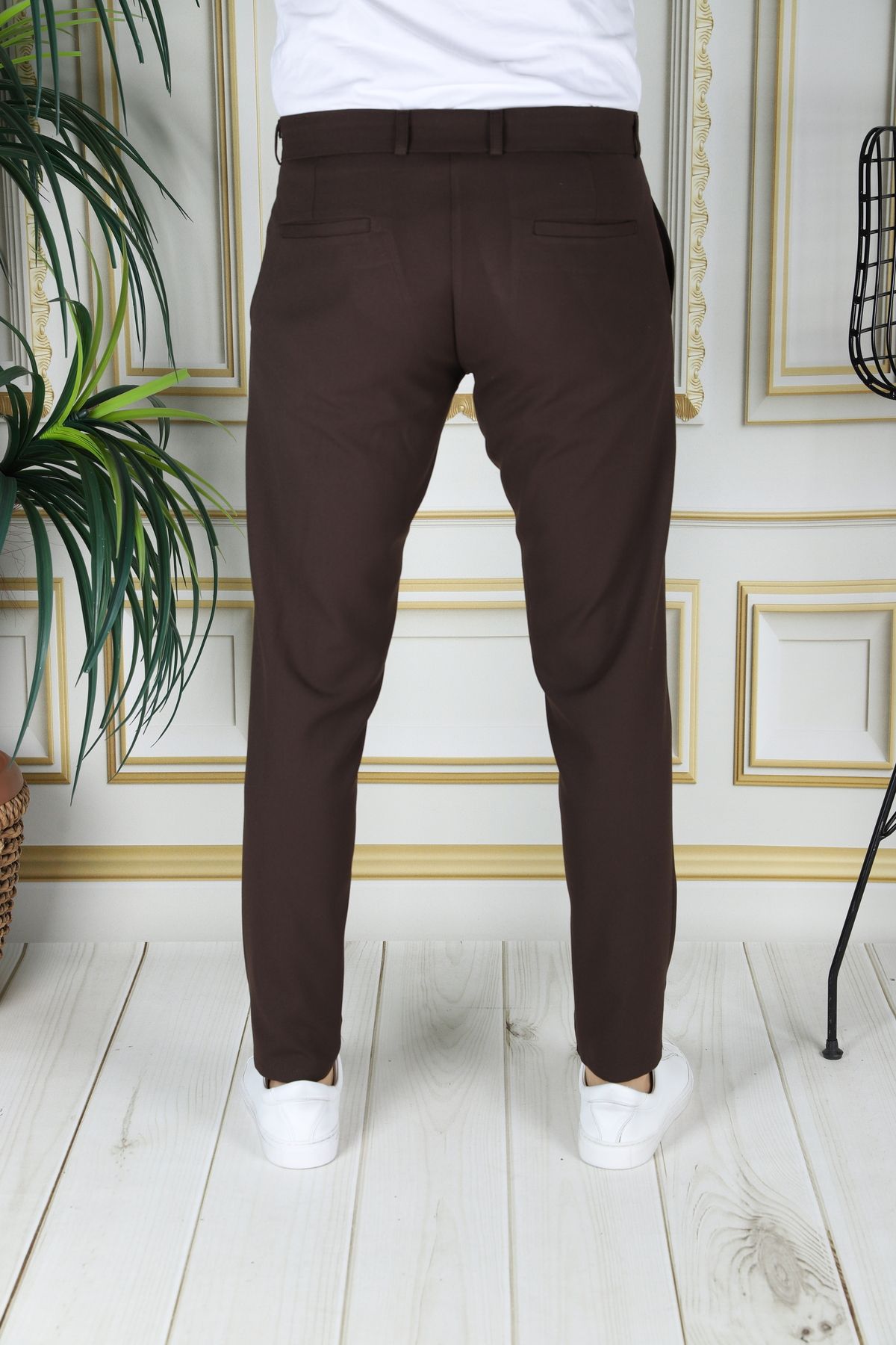 Levin | Chinos Slim Fit Bruine Broek