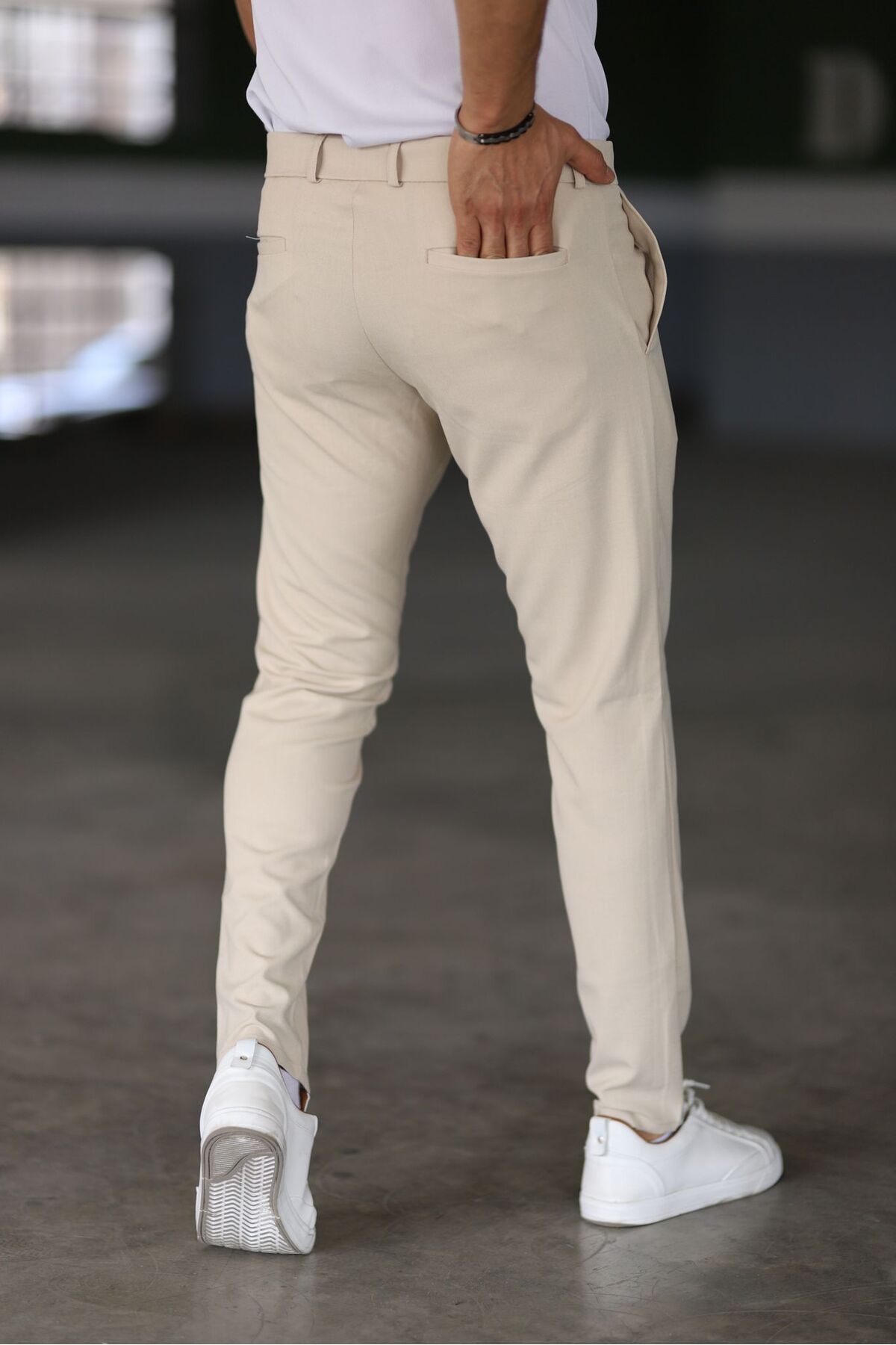Werner | Chinos Slim Fit Beige Broek