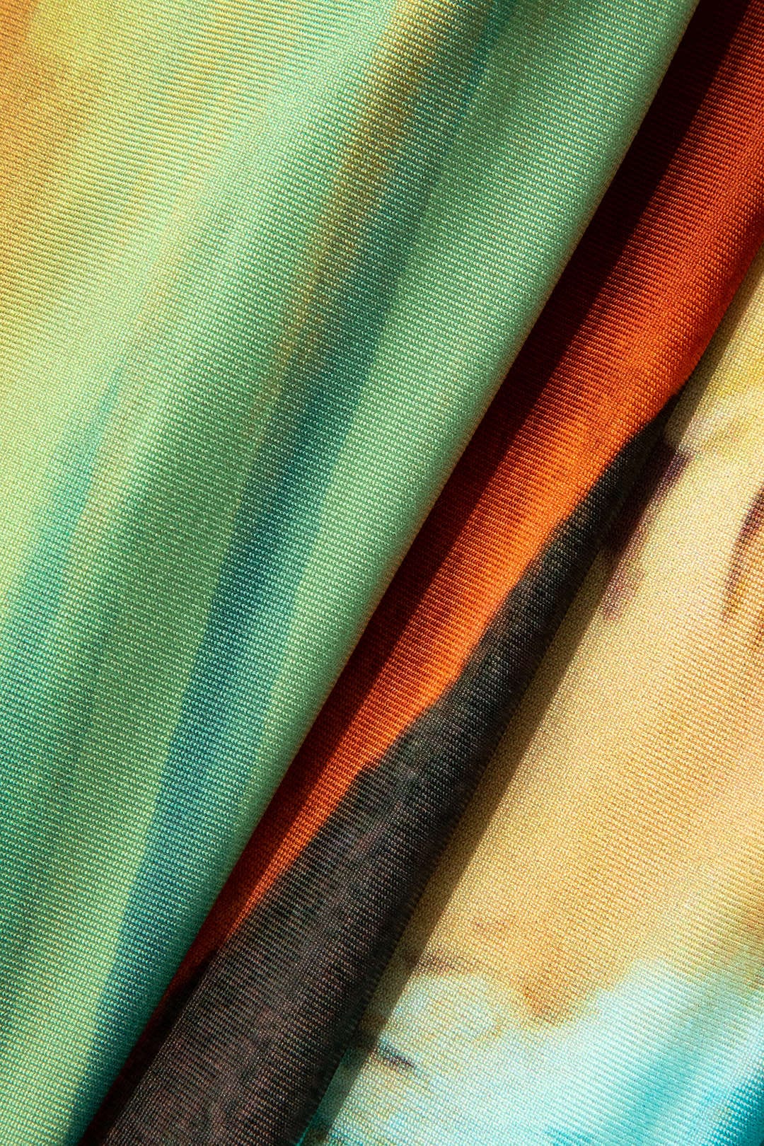 Mira | Asymmetrische Zijsplit Halter-Neck Mini-jurk met Kunstprint