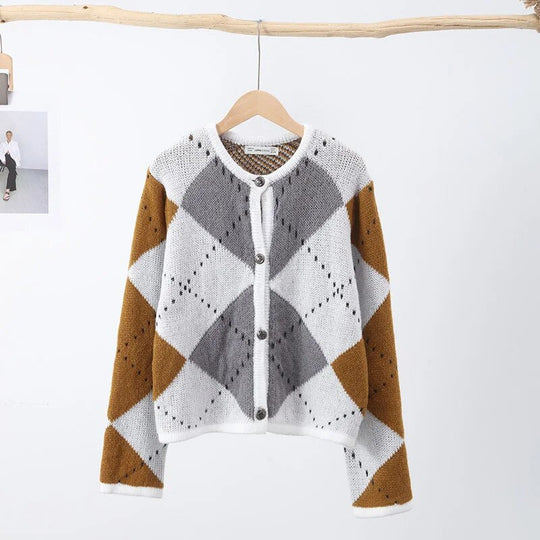 Geblokte™ Gebreide Cardigan | Trendy en Comfortabel | Relaxte Pasvorm