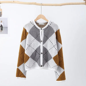Geblokte™ Gebreide Cardigan | Trendy en Comfortabel | Relaxte Pasvorm