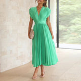 Lieve™ Elegante Geplooide Maxi Jurk