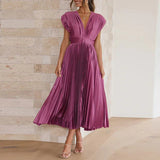 Lieve™ Elegante Geplooide Maxi Jurk