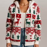 Vrouwen Kerst Hoodie | Seizoensgebonden Print en Casual Comfort