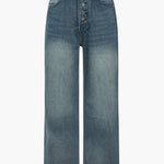 Mirjam | Vintage Knopen Vlieg Jeans