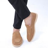 Luke | Old Money Style Heren Suède Loafer