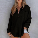Oversized™ Blouse | Zacht Katoen | Comfortabel en Veelzijdig