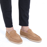 Luke | Old Money Style Heren Suède Loafer
