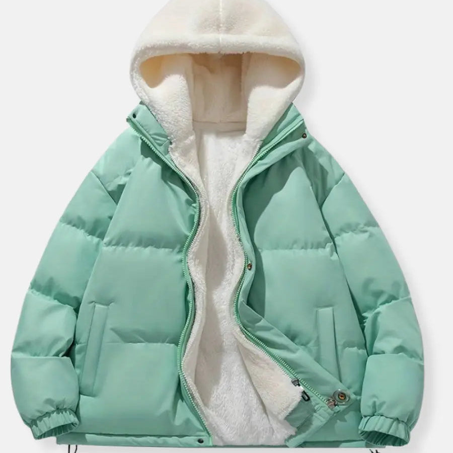 Chloé | Warme Rits Winterjas – Comfort en Stijl voor Koude Dagen
