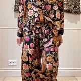 Bohemian Bloemenprint Tweedelige Set