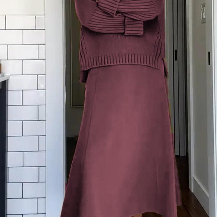 Annemarie™ Elegant Tweedelig Maxi Jurk Set