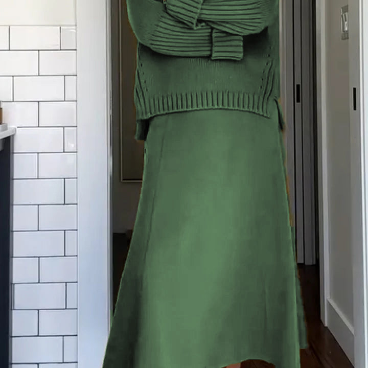 Annemarie™ Elegant Tweedelig Maxi Jurk Set