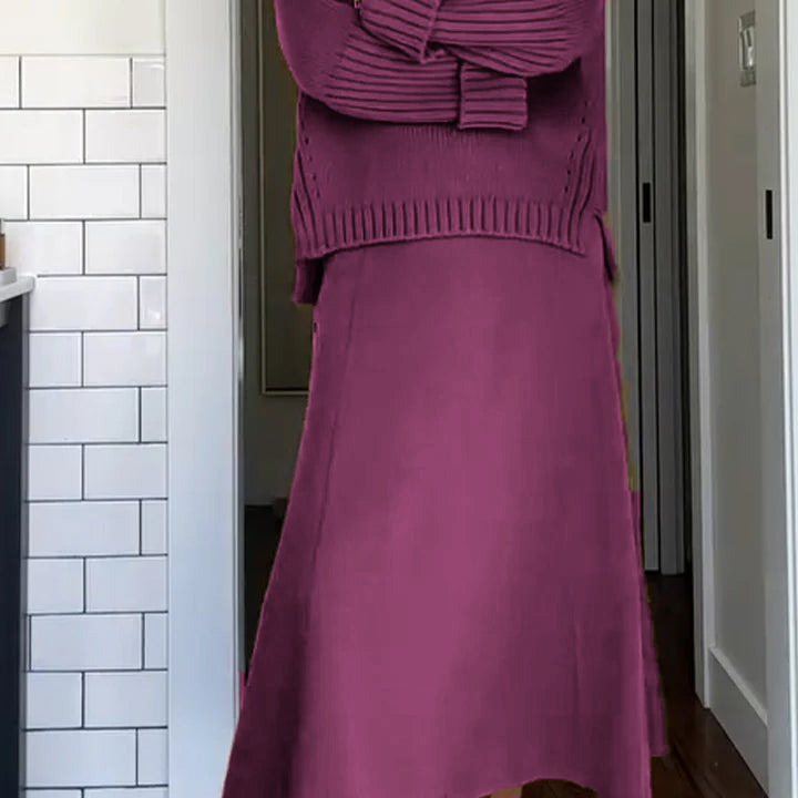 Annemarie™ Elegant Tweedelig Maxi Jurk Set