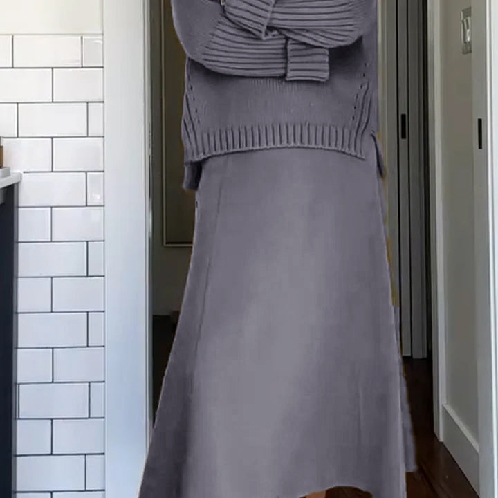 Annemarie™ Elegant Tweedelig Maxi Jurk Set