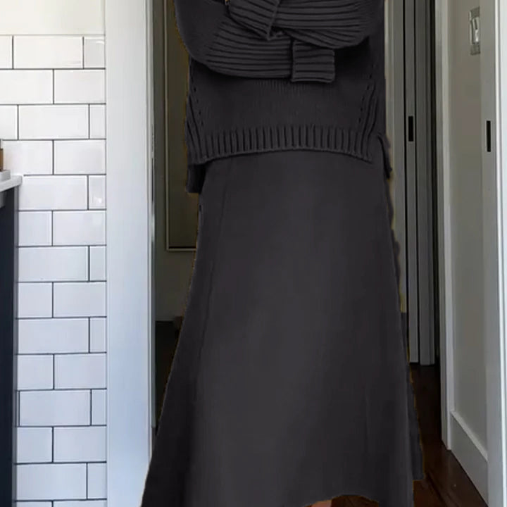 Annemarie™ Elegant Tweedelig Maxi Jurk Set