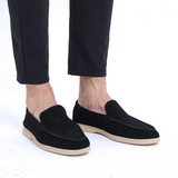 Luke | Old Money Style Heren Suède Loafer