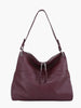 Hannelore| Hobo-tas van zacht leer met ritsluiting