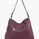 Hannelore| Hobo-tas van zacht leer met ritsluiting