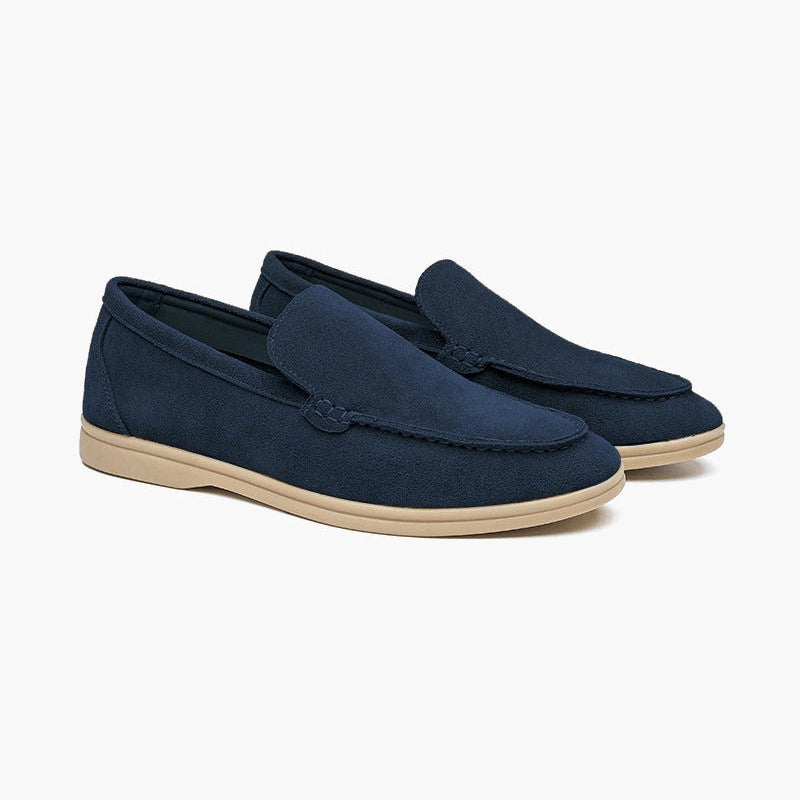 Luke | Old Money Style Heren Suède Loafer