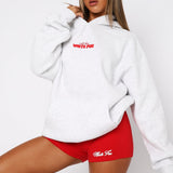 Met Liefde Altijd Oversized Hoodie Grijs Marle – Zacht, Warm en Stijlvol