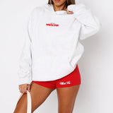 Met Liefde Altijd Oversized Hoodie Grijs Marle – Zacht, Warm en Stijlvol