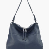 Hannelore| Hobo-tas van zacht leer met ritsluiting