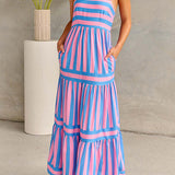 Striped Maxi Dress