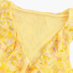 Fenja | Bloemenminikleed met Rimpeldetails