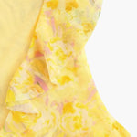 Fenja | Bloemenminikleed met Rimpeldetails