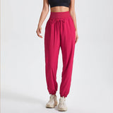 Sportieve dames joggingbroek hoge taille – comfortabel met zakken