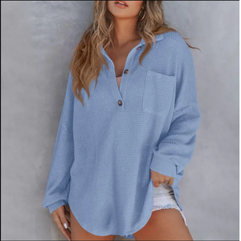 Oversized™ Blouse | Zacht Katoen | Comfortabel en Veelzijdig