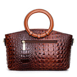 Vesper™ Luxe Handtas met Krokodillenpatroon